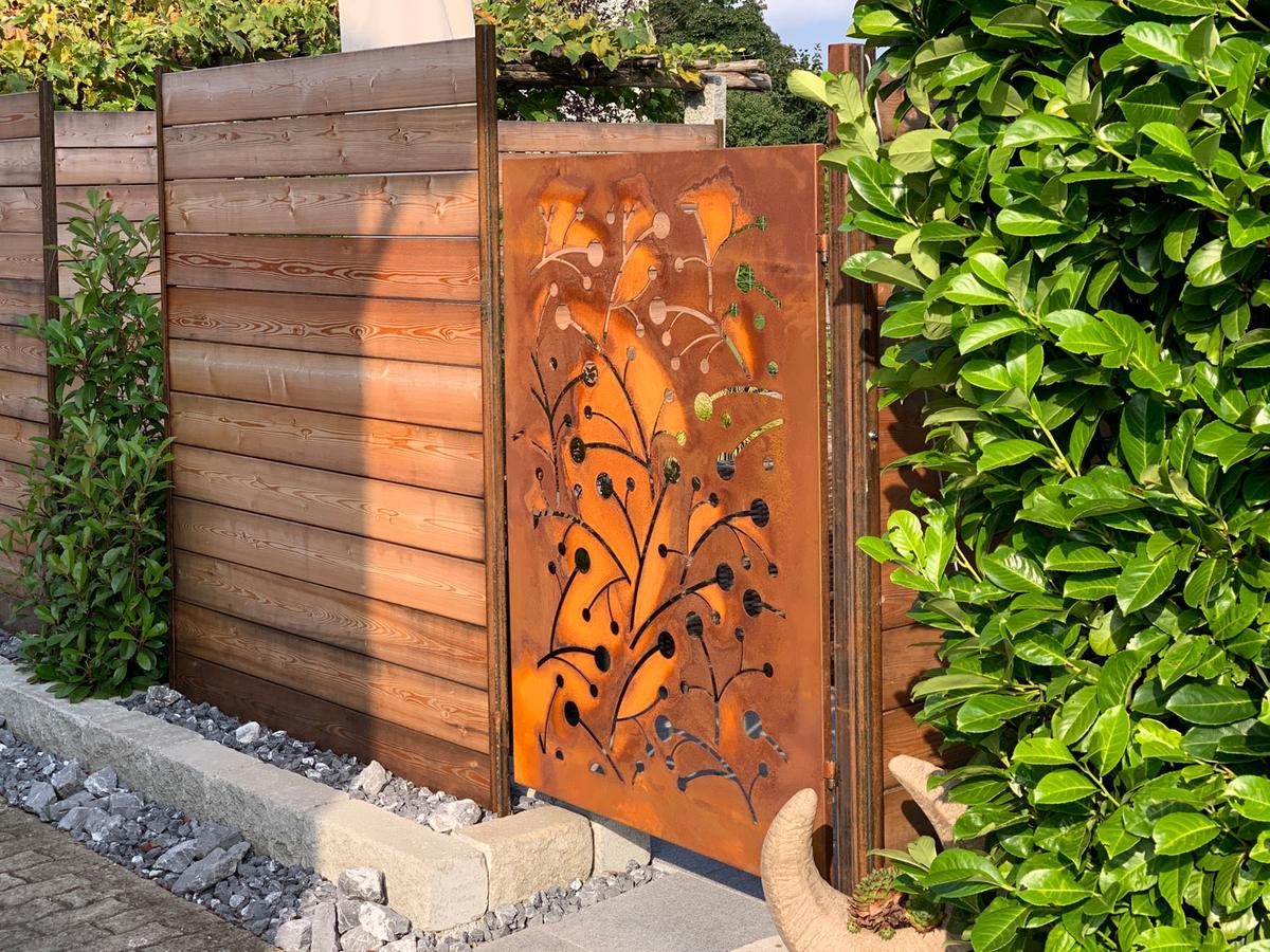 Gartentor, Corten, Bild 1 von 2