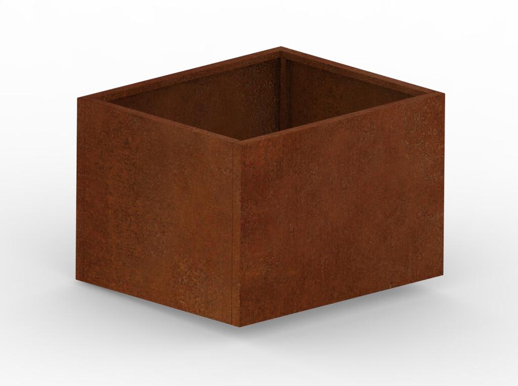 Hochbeet Cortenstahl 1200 × 1000 × 800 mm aus Corten-Stahl (Edelrost), 2 mm