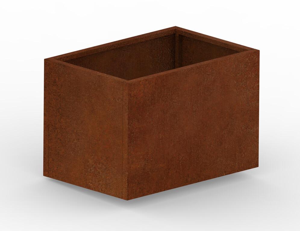 Hochbeet Cortenstahl 1200 × 800 × 800 mm aus Corten-Stahl (Edelrost), 2 mm