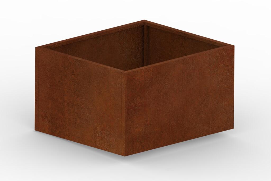 Hochbeet Cortenstahl 1400 × 1200 × 800 mm aus Corten-Stahl (Edelrost), 2 mm