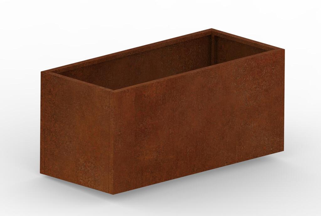Hochbeet Cortenstahl 1800 × 800 × 800 mm aus Corten-Stahl (Edelrost), 2 mm