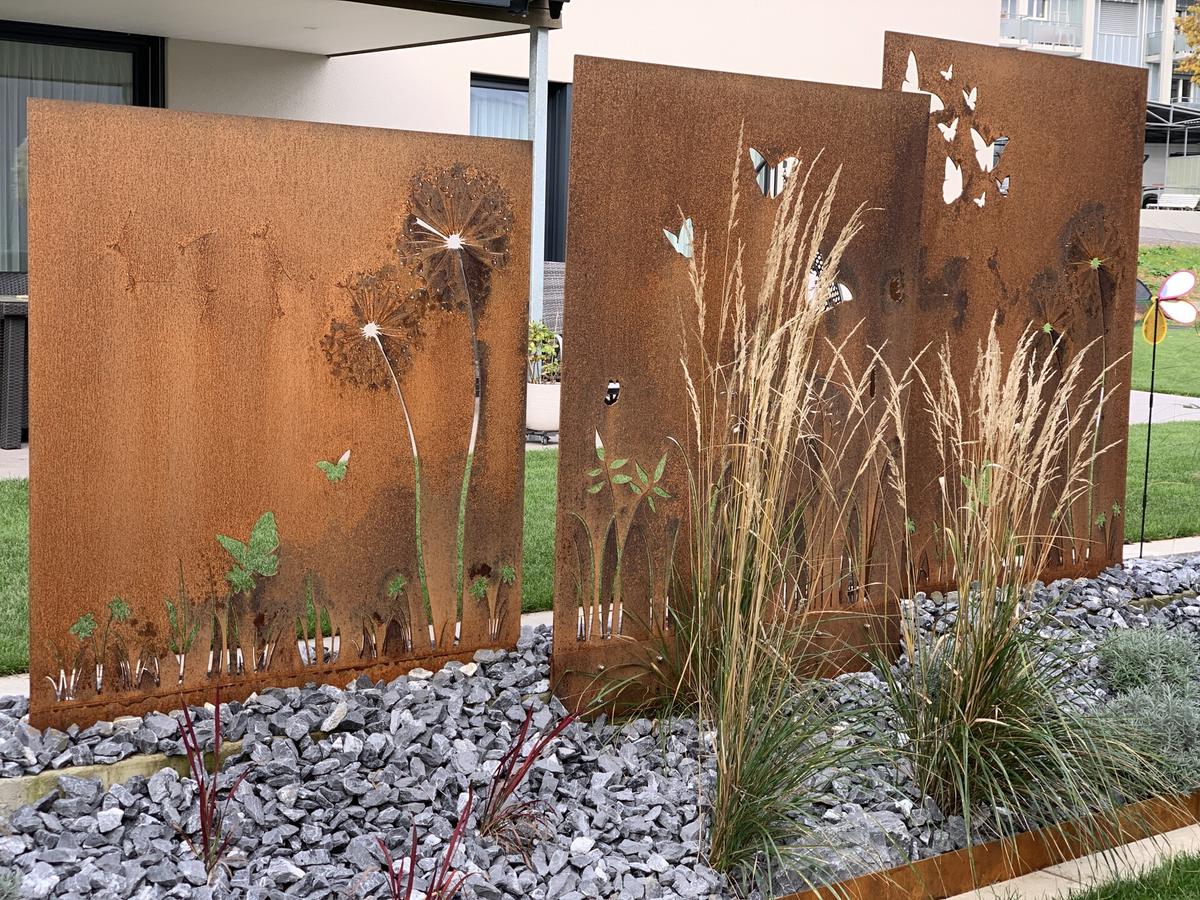Sichtschutz, Corten, Bild 1 von 12