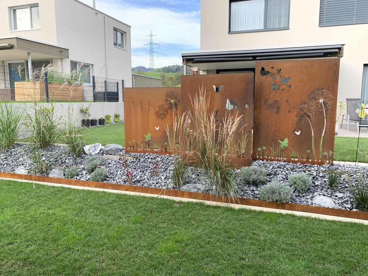 Sichtschutz, Corten, Bild 2 von 12