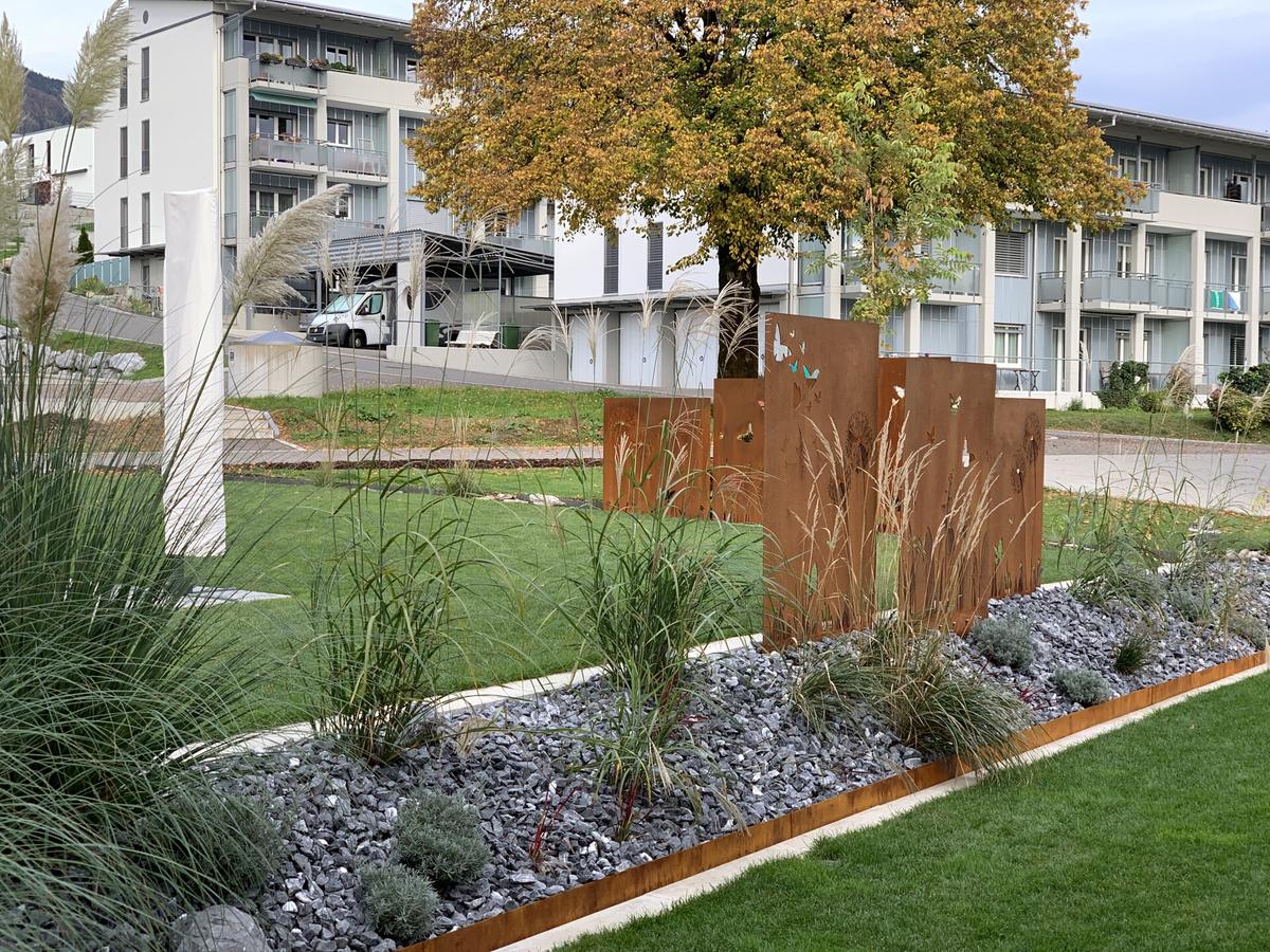 Sichtschutz, Corten, Bild 3 von 12