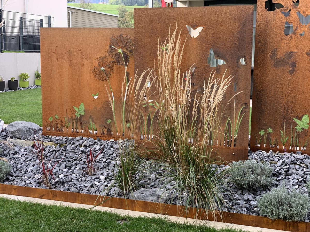 Sichtschutz, Corten, Bild 4 von 12
