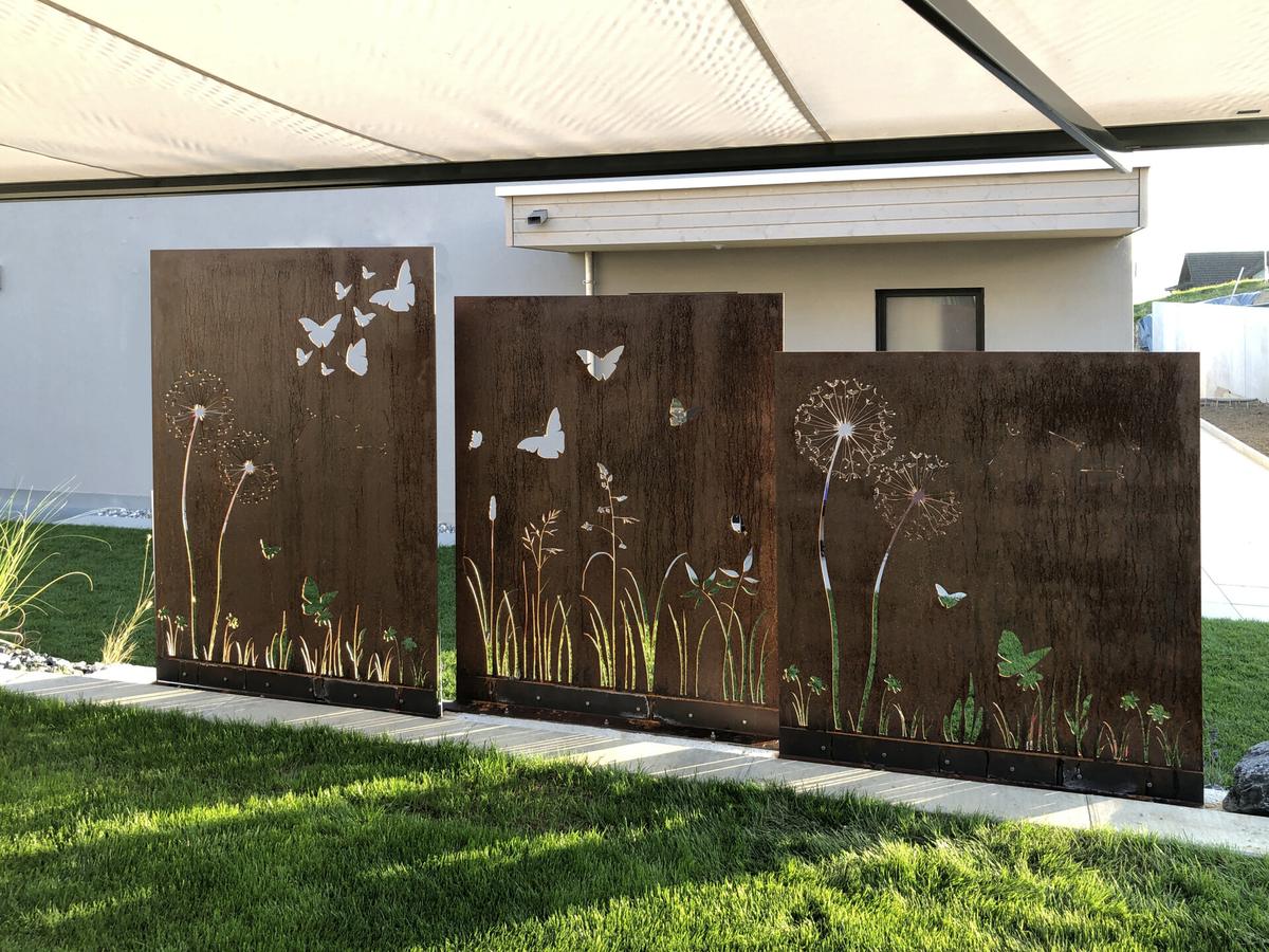 Sichtschutz, Corten, Bild 5 von 12